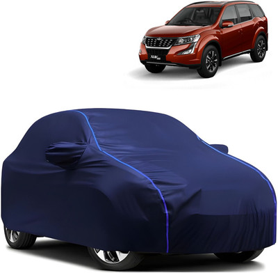 WSK Car Cover For Mahindra XUV500 AT W10 AWD (With Mirror Pockets)(Blue)