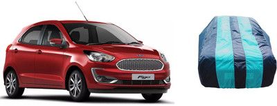 SRI GORAKHNATH TRADERS Car Cover For Ford Figo Trend Diesel (Without Mirror Pockets)(Blue, Multicolor)