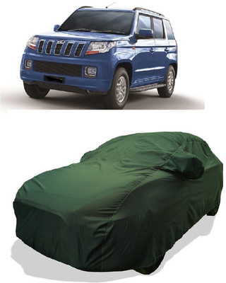 Coxtor Car Cover For Mahindra TUV300 Facelift (With Mirror Pockets)(Green)