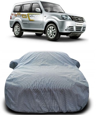 Ascension Car Cover For Tata Sumo Grande (With Mirror Pockets)(Silver)
