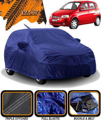 HACOX Car Cover For Chevrolet UVA (With Mirror Pockets)(Blue)