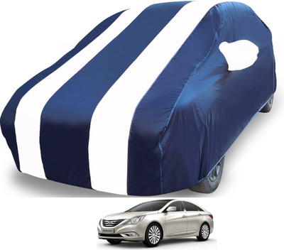 MOCKHE Car Cover For Hyundai Sonata Embera (With Mirror Pockets)(White)