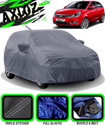 AXLOZ Car Cover For Tata Bolt (With Mirror Pockets)(Grey)