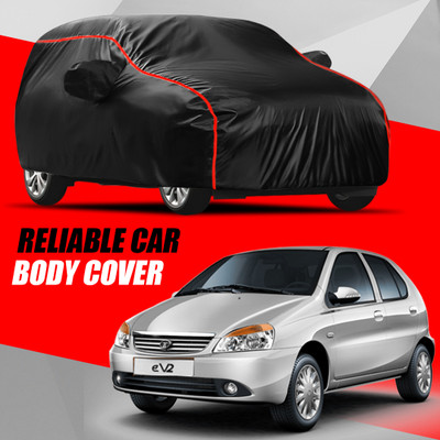 AUCTIMO Car Cover For Tata Indica eV2 (With Mirror Pockets)(Multicolor)