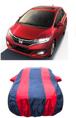 Wegather Car Cover For Honda Jazz 1.2 V AT i VTEC (With Mirror Pockets)(Red)