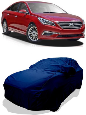 Coxtor Car Cover For Hyundai Sonata LF3 Elite (With Mirror Pockets)(Blue)