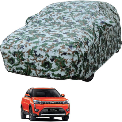 Auto Hub Car Cover For Mahindra XUV 300 (With Mirror Pockets)(Multicolor)