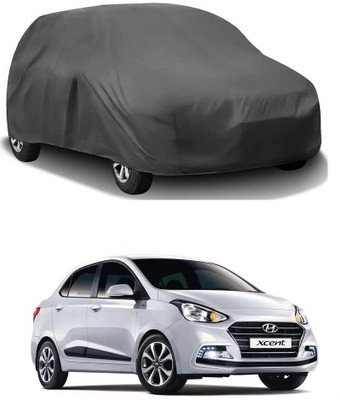 ARNEJA Car Cover For Hyundai Xcent (Without Mirror Pockets)(Grey)