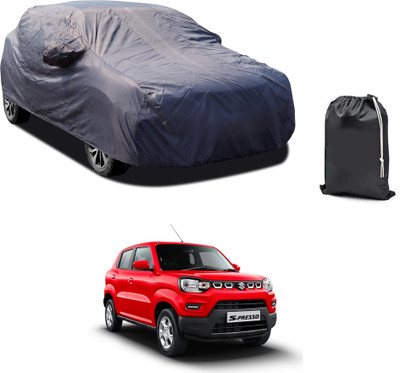CODOKI Car Cover For Maruti Suzuki S-Presso (With Mirror Pockets)(Grey, For 2019, 2020, 2021, 2022, 2023, 2024 Models)