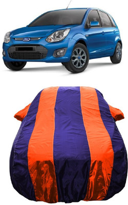Wegather Car Cover For Ford Figo 1.4L (With Mirror Pockets)(Orange)