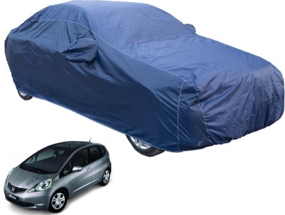 MOCKHE Car Cover For Honda Jazz (With Mirror Pockets)(Blue)