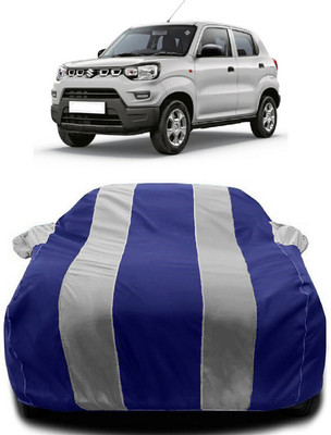 Autoprime Car Cover For Maruti Suzuki S-Presso Vxi (O) (With Mirror Pockets)(White, Blue)
