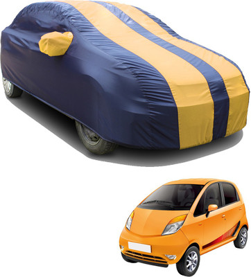 SS FOR YOUR SMART NEEDS Car Cover For Tata Nano Genx (With Mirror Pockets)(Blue, Yellow)