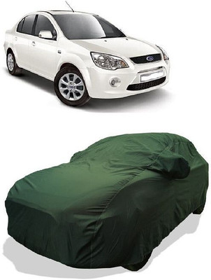 QLAX Car Cover For Maruti Fiesta Old (With Mirror Pockets)(Green)