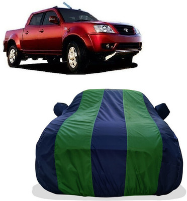 Tricway Car Cover For Tata Xenon XT EX 4X4 (With Mirror Pockets)(Green)