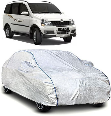 Auto Drift Car Cover For Mahindra Xylo D2 (With Mirror Pockets)(Silver, Blue)
