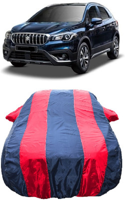Wegather Car Cover For Maruti Suzuki S-Cross Alpha DDiS 200 SH Diesel (With Mirror Pockets)(Red)