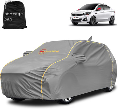AUTOMOZEXO Car Cover For Tata Tigor (With Mirror Pockets)(Grey)