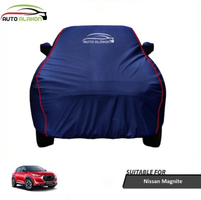 AUTO ALAXON Car Cover For Nissan Magnite (With Mirror Pockets)(Blue)