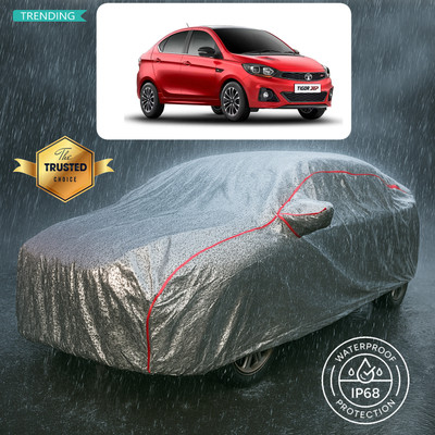PAGORA Car Cover For Tata Tigor JTP (With Mirror Pockets)(Silver)
