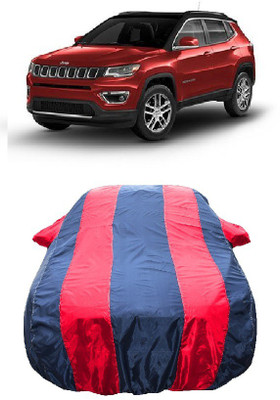 Wegather Car Cover For Jeep Compass 1.4 Longitude Option Petrol(Red)