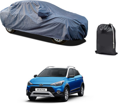 PAGORA Car Cover For Hyundai i20 Active (With Mirror Pockets)(Grey, For 2019, 2020, 2021, 2022, 2023 Models)