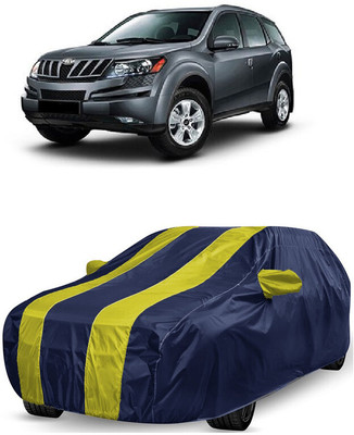 ANTOFY Car Cover For Mahindra XUV500 W8 2WD (With Mirror Pockets)(Yellow, Blue)