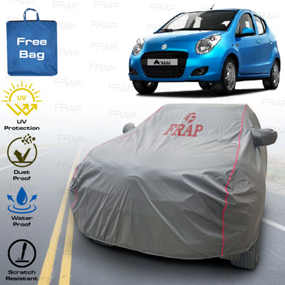 Frap Car Cover For Maruti Suzuki A-Star, A-Star ABS, A-Star LX, A-Star LXI, A-Star VXI (With Mirror Pockets)(Grey, Red)
