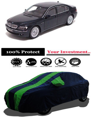 Amexride Car Cover For BMW 7 Series E65 (With Mirror Pockets)(Green)