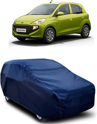 MoTRoX Car Cover For Hyundai Santro (Without Mirror Pockets)(Blue)