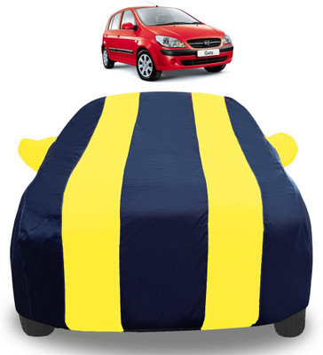 Auto Hub Car Cover For Hyundai Getz (With Mirror Pockets)(Yellow)