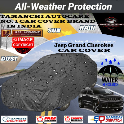 Tamanchi Autocare Car Cover For Jeep Grand Cherokee(Grey)