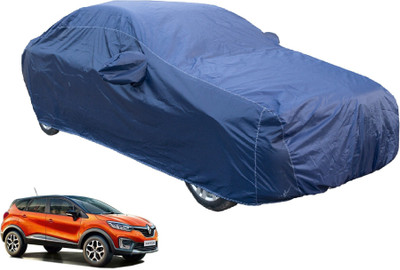 Auto Hub Car Cover For Renault Captur (With Mirror Pockets)(Blue)