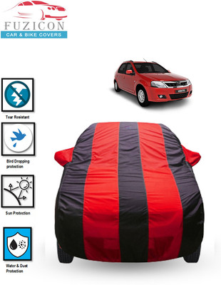 FUZICON Car Cover For Mahindra Verito 1.5 D6 BSIV Diesel (With Mirror Pockets)(Blue, Red)