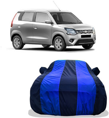 Tricway Car Cover For Maruti Wagon R ZXI AMT 1.2 Petrol (With Mirror Pockets)(Multicolor)