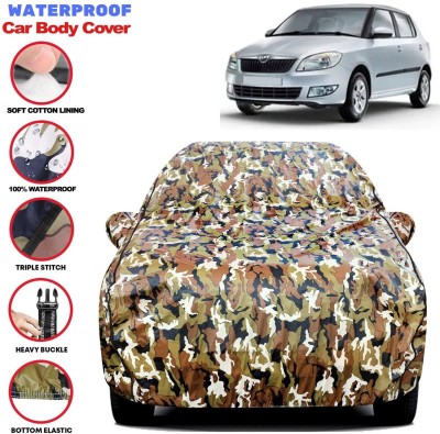 Grizzly Car Cover For Skoda Fabia, Fabia 1.2 TDI, Fabia 1.2 TFSI Petrol, Fabia 1.4 TDI, Fabia 1.6 TDI, Fabia 1.8 TSi, Fabia 1.9 TDI (With Mirror Pockets)(Multicolor, For 2011, 2012, 2013, 2014, 2015, 2016, 2017, 2018, 2019, 2020, 2021, 2022, 2023, 2024 Models)