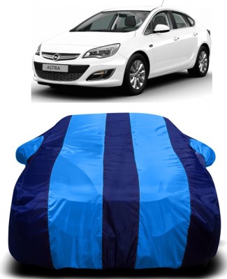 AUTOGARH Car Cover For Opel Astra (With Mirror Pockets)(Blue)