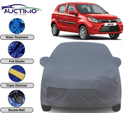 AUCTIMO Car Cover For Maruti Suzuki Alto 800 (With Mirror Pockets)(Grey)