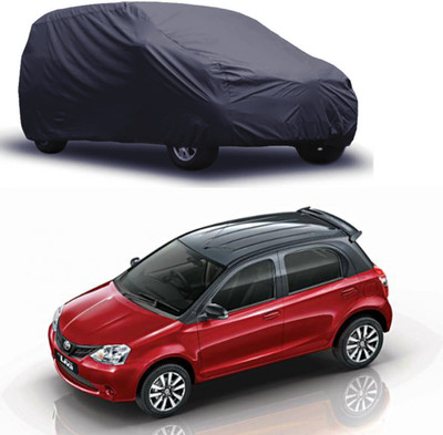 ROYAL AUTO MART Car Cover For Toyota Etios Liva (Without Mirror Pockets)(Grey)