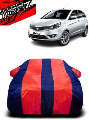 J S R Car Cover For Tata Bolt (With Mirror Pockets)(Red, Blue)