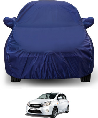 Auto Hub Car Cover For Maruti Suzuki Celerio (With Mirror Pockets)(Blue)