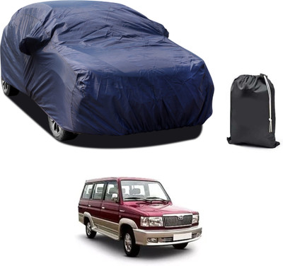 PAGORA Car Cover For Toyota Qualis (With Mirror Pockets)(Blue)