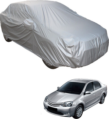 SS FOR YOUR SMART NEEDS Car Cover For Toyota Etios (With Mirror Pockets)(Silver)