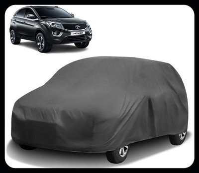 QLAX Car Cover For Maruti Nexon (Without Mirror Pockets)(Grey)