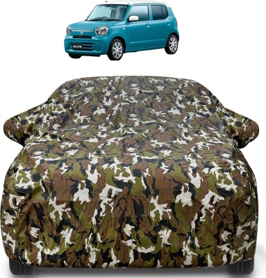 Caronix Car Cover For Maruti Alto (With Mirror Pockets)(Brown)