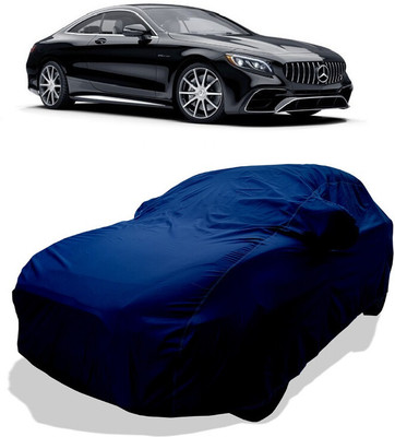 Coxtor Car Cover For Mercedes Benz S-Class AMG S63 Coupe Petrol (With Mirror Pockets)(Blue)