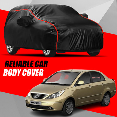 AXLOZ Car Cover For Tata Manza (With Mirror Pockets)(Multicolor)