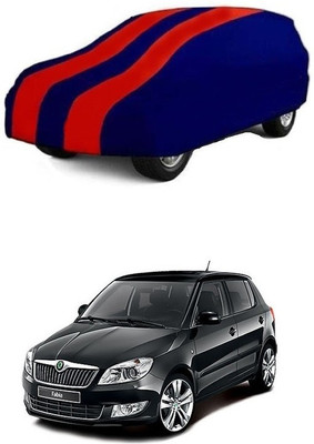 prajapati Car Cover For Skoda Fabia Active Plus 1.2 TDI CR (Without Mirror Pockets)(Red, Blue)