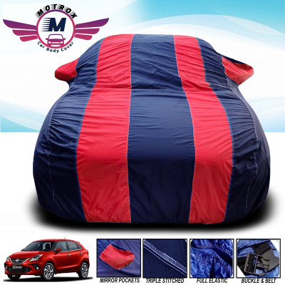 MoTRoX Car Cover For Mahindra Jeep (With Mirror Pockets)(Red, Blue)