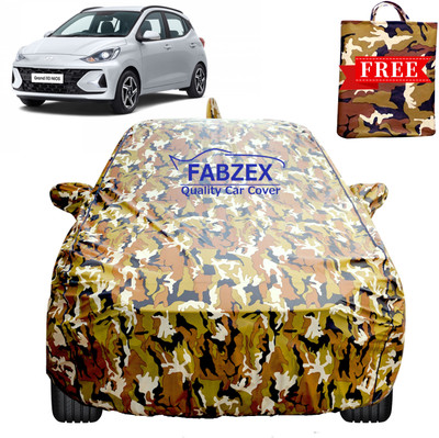 FABZEX Car Cover For Hyundai Grand i10 Nios AMT Magna Petrol (With Mirror Pockets)(Multicolor, For 2024 Models)